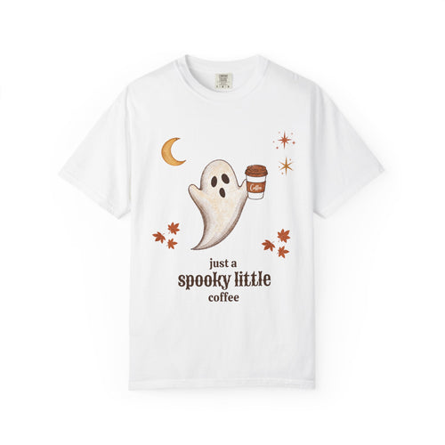 Just a Spooky Little Coffee Shirt | Vintage Halloween Coffee Tee